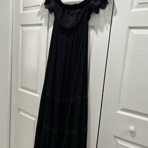 Elegant Black maxi Dress